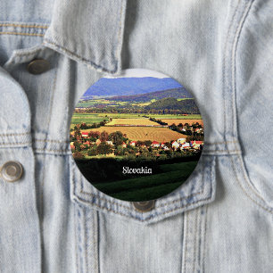 Slovakia 10 Cm Round Badge
