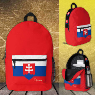 Slovakia, backpack, Slovakia Flag / patriotic Printed Backpack