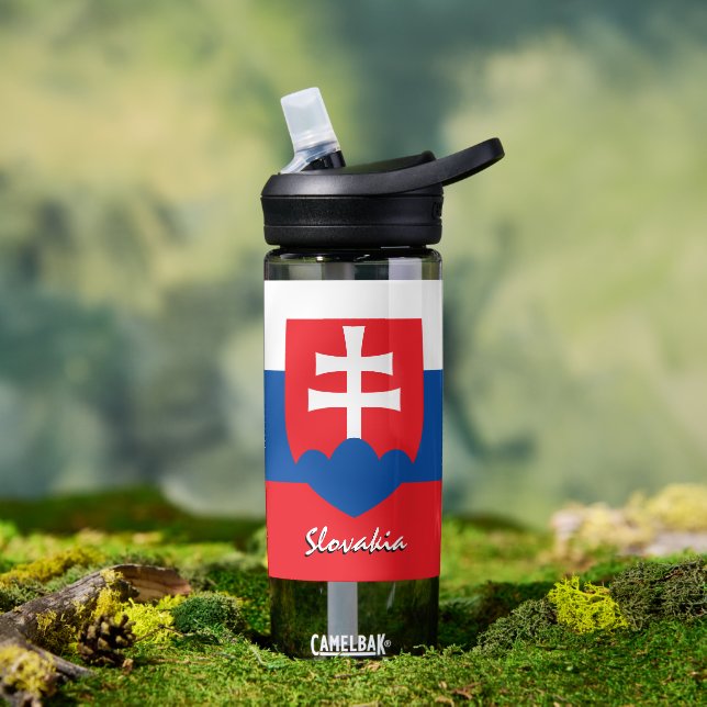 Slovakia bottle, patriotic Slovakia Flag Water Bottle (Outdoor)