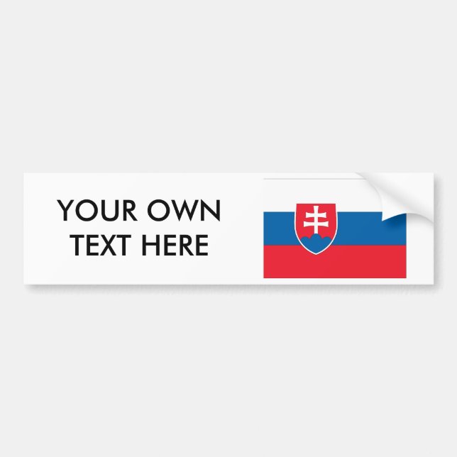 Slovakia Bumper Sticker (Front)