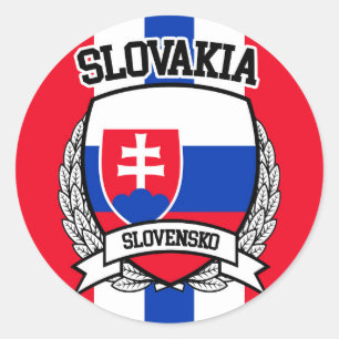 Slovakia Classic Round Sticker