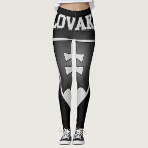 Slovakia Coat of Arms Leggings