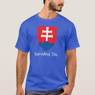 Slovakia Coat of Arms Národný Tím T-Shirt