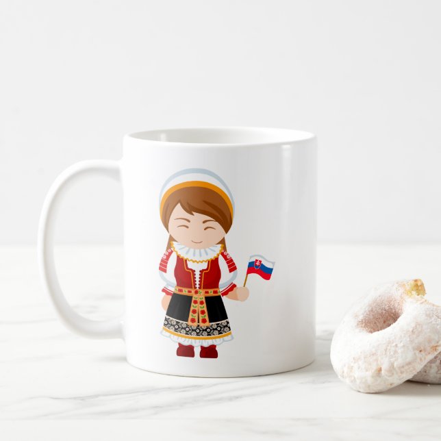 Slovakia  coffee mug (With Donut)