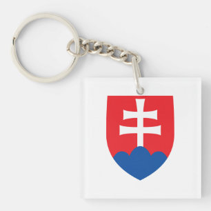slovakia country coat arms symbol emblem cross key ring