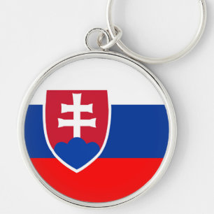 Slovakia country flag spanish nation symbol key ring