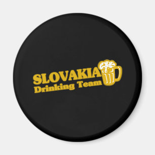 Slovakia Drinking Team Magnet
