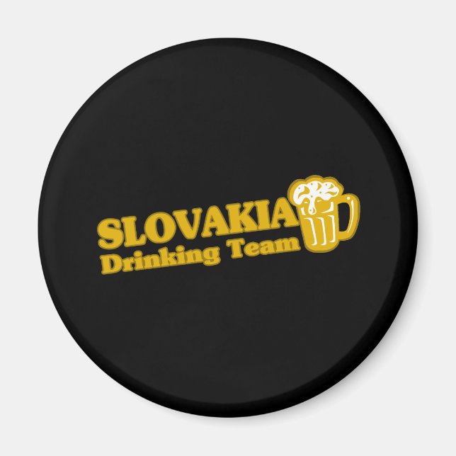 Slovakia Drinking Team Magnet (Front)