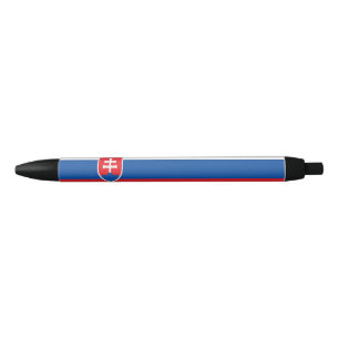 Slovakia flag black ink pen