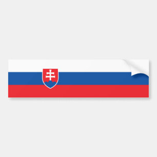 Slovakia Flag Bumper Sticker