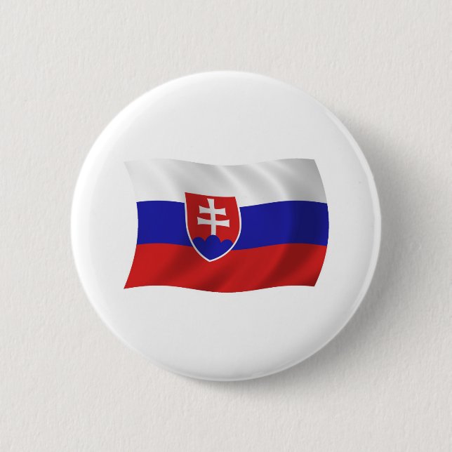 Slovakia Flag Button (Front)