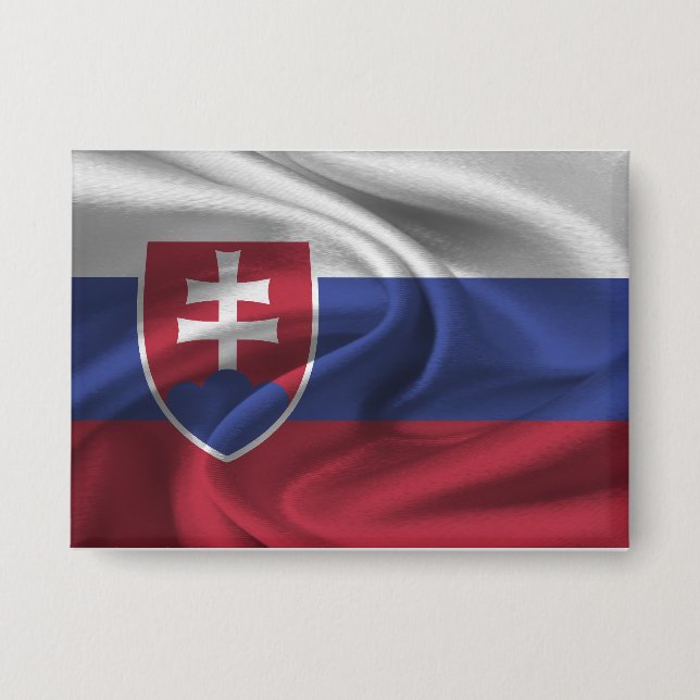 Slovakia Flag Button (Front)