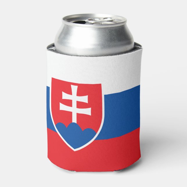 Slovakia Flag Can Cooler (Can Front)