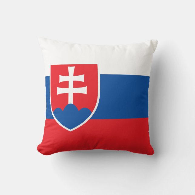 Slovakia Flag Cushion (Front)