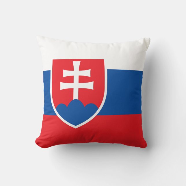 Slovakia Flag Cushion (Front)