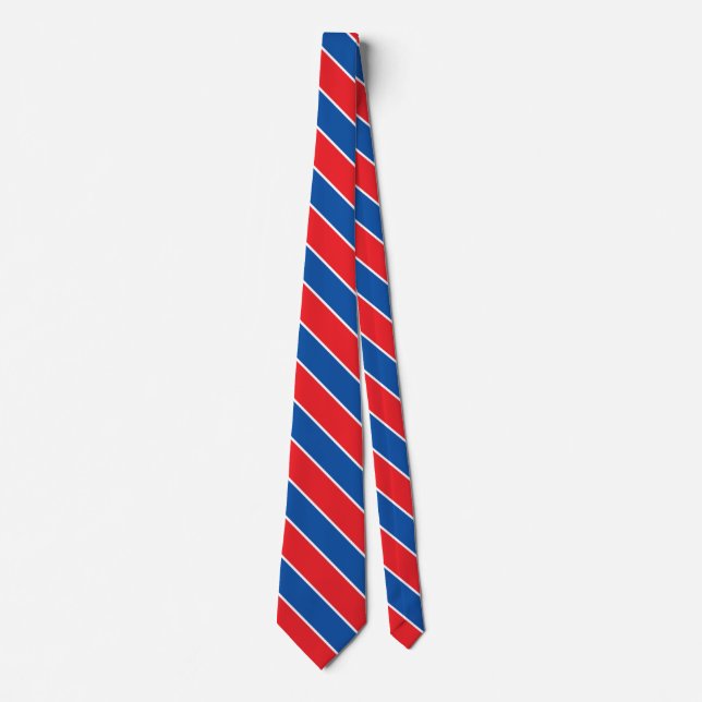 Slovakia Flag Elegant Tie (Front)