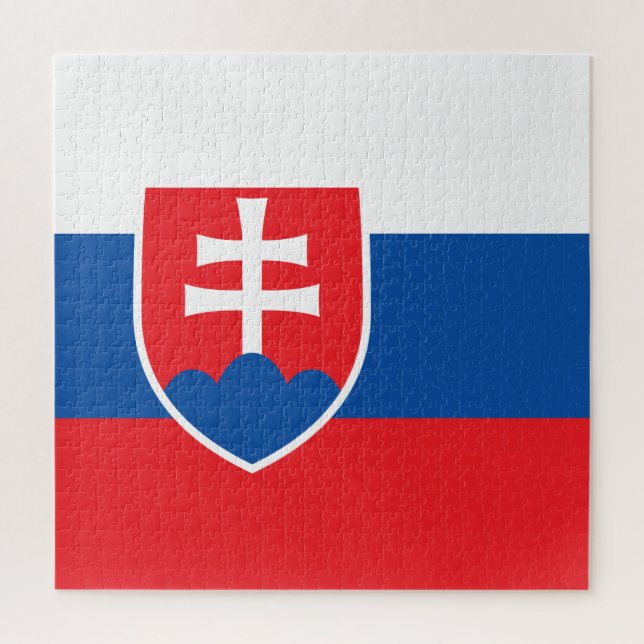 Slovakia Flag Jigsaw Puzzle (Vertical)