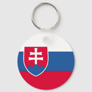 Slovakia Flag Key Ring