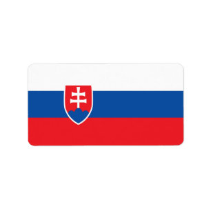 Slovakia flag label
