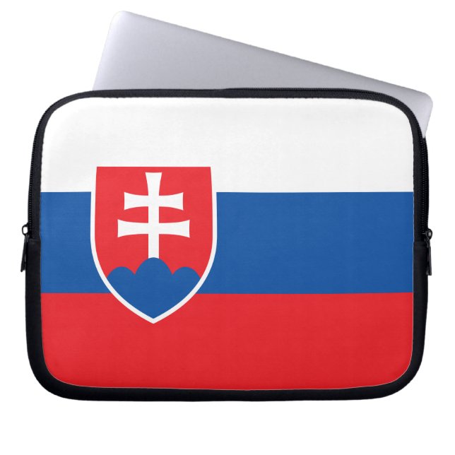 Slovakia Flag Laptop Sleeve (Front)
