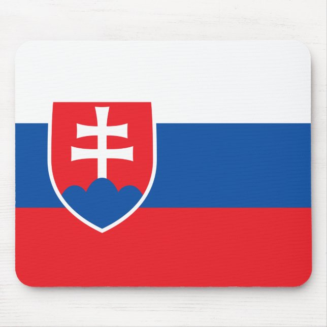 Slovakia Flag Mouse Pad (Front)