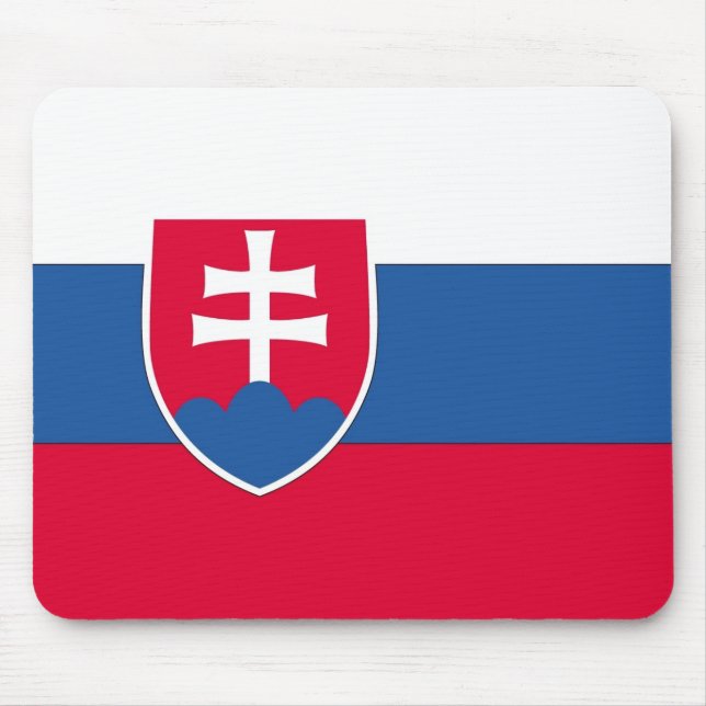 Slovakia Flag Mouse Pad (Front)