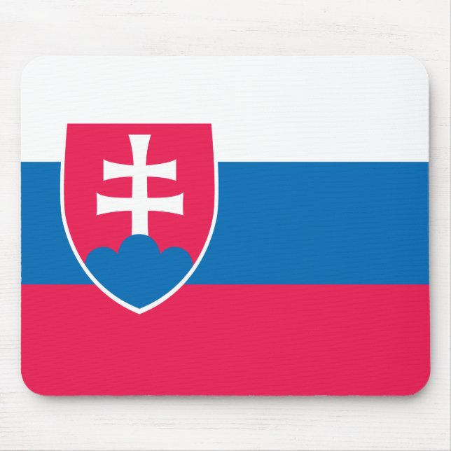Slovakia Flag Mouse Pad (Front)