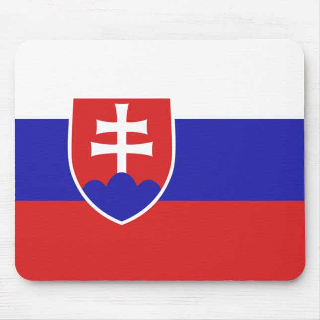 Slovakia Flag Mouse Pad (Front)