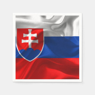 Slovakia flag napkin