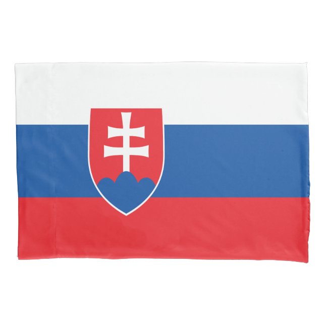 Slovakia Flag Pillowcase (Front)