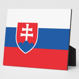 Slovakia Flag Plaque