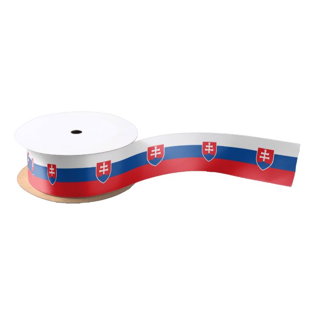 Slovakia Flag Satin Ribbon (Spool)