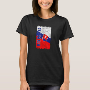 Slovakia flag Slovensko Bratislava T-Shirt