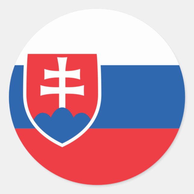 Slovakia Flag Sticker (Front)