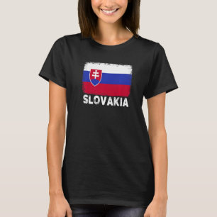 Slovakia Flag Support Slovak People Women Men T-Shirt