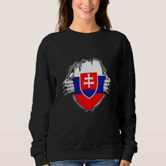 Slovakia flag sweatshirt