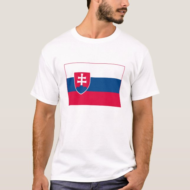 Slovakia Flag T-shirt (Front)