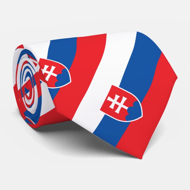 Slovakia Flag Tie (Rolled)