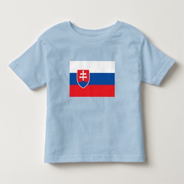 Slovakia Flag Toddler T-Shirt (Front)