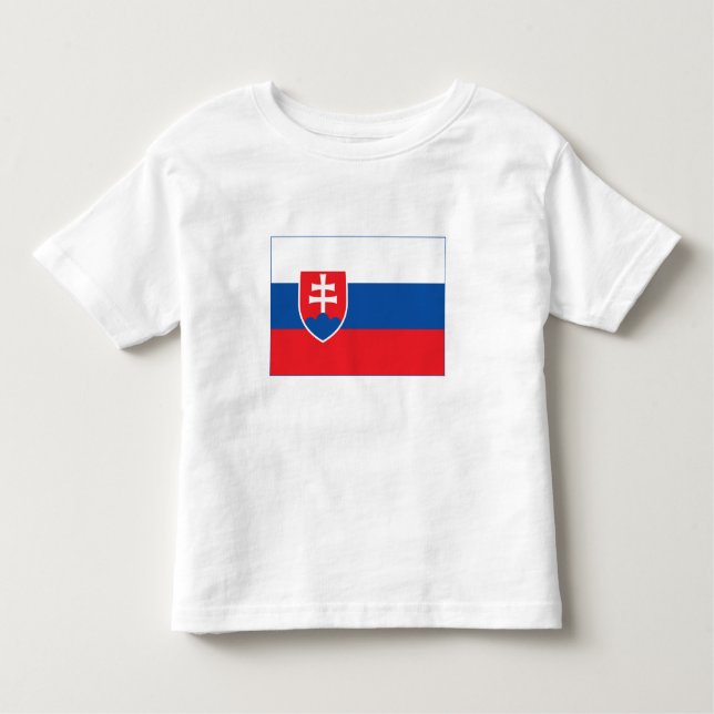 Slovakia Flag Toddler T-Shirt (Front)
