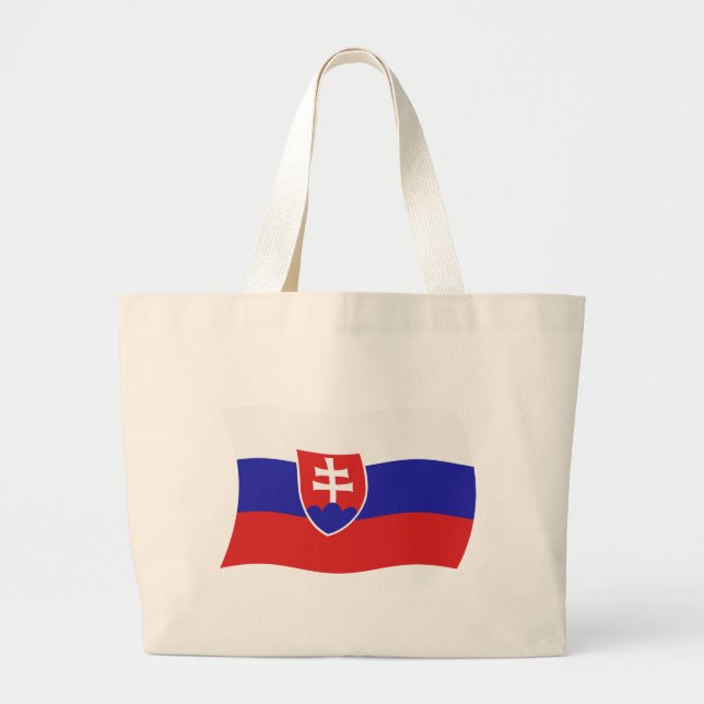 Slovakia Flag Tote Bag (Front)