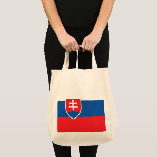Slovakia flag tote bag