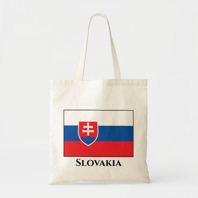 Slovakia Flag Tote Bag (Front)