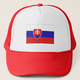 Slovakia Flag Trucker Hat
