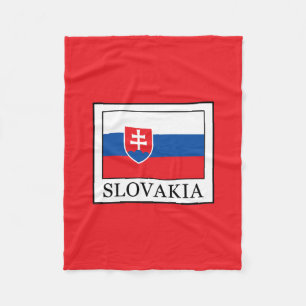 Slovakia Fleece Blanket
