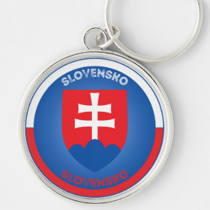 Slovakia Heritage Emblem Key Ring
