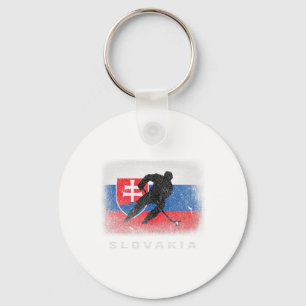 Slovakia Ice Hockey Slovak Flag Key Ring