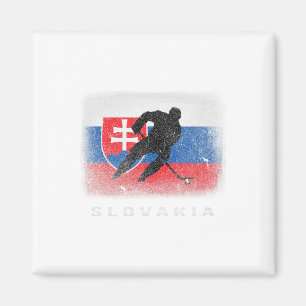 Slovakia Ice Hockey Slovak Flag  Magnet