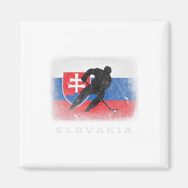 Slovakia Ice Hockey Slovak Flag  Magnet (Front)