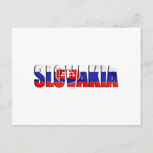 Slovakia Logo Emblem for Slovaks worldwide Postcard